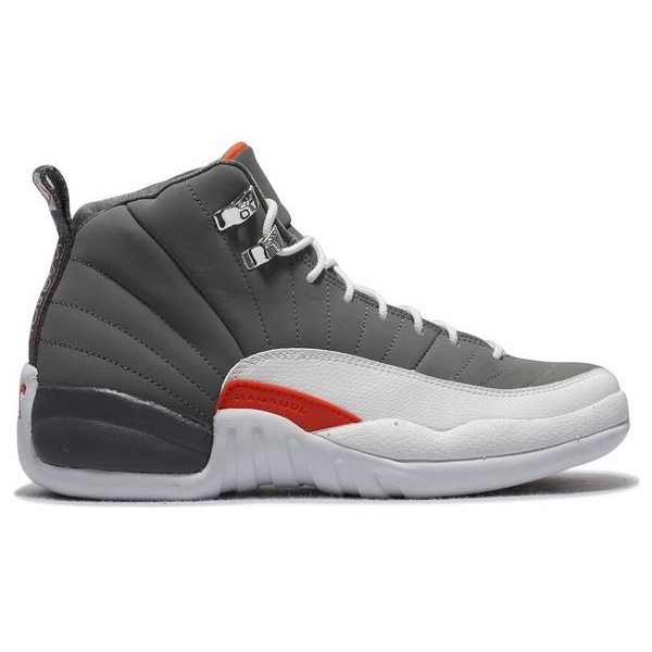 Hot Air Jordan XII 12 Retro Cool Grey Orange 130690-012 New Arrival